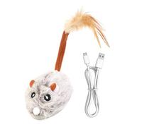 Ghjkldha Indoor Cat Toy Mice | Simulated Cat Toys | Realistic Indoor Cat Play Mice | Engaging Kitten Teaser Wand | Exciting Exercise and Puzzle Toys for Active Indoor Cats and Kittens