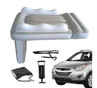 Ghjkldha Inflatable Airplane Bed, Baby Air Mattress with High Sides, Portable Kids Sleeping Mat, Travel Bed Cushion for Flights, Vacations, Long Trips, 31.5x23.6x19.7 Inches