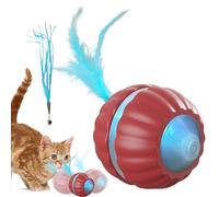 Ghjkldha Interactive Cat Toy, Automatic Pet Ball, Electric Smart Accessory, 2.95x2.95x1.97 Inches, Rolling Motion Design, Rechargeable Feature, for Indoor Kitten Exercise Boredom Play Use