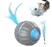 Ghjkldha Interactive Cat Toy, Automatic Pet Ball, Electric Smart Accessory, 2.95x2.95x1.97 Inches, Rolling Motion Design, Rechargeable Feature, for Indoor Kitten Exercise Boredom Play Use