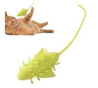 Ghjkldha Interactive Cat Toy, Realistic Automatic Chasing Trainer, Motion-Activated Exercise Toy, 2x7cm for Indoor and Outdoor Solo Play, Hunting Simulation Boredom Relief