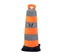Ghjkldha Interactive Traffic Cone, Teething Aid, 13x40cm, Chew Plush Toy, Soft Sturdy, Reaction Speed Trainer, for Agility Exerciser, Comfort Companion, Shelter Home Playtime Toy