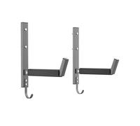 Ghjkldha Kayak Wall Rack, Secure Boat Storage Mount System, 2 Piece Heavy Load Holder with 200lbs Capacity Support for Kayak Canoe Surfboard Positioning, Steel Wall Bracket Organizer