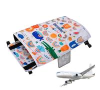 Ghjkldha Kids Airplane Bed, Airplane Seat Extender, 17.32x31.1 Inches Travel Hammock Accessory, Soft Foldable, Comfortable Leg Support for Outdoor Trips Train Cruise Camping Beach Vacation Rest