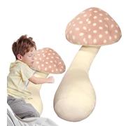 Ghjkldha Mushroom Pillow, 70cm Mushroom Doll, Mushroom Neck Heads Cushion, Soft Plush Stuffed Toy, Giant Mushroom Plush Toy, Decorative Mushroom Cushion for Sofa, Kids Room