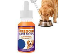 Ghjkldha Pet Mobility Drops, Bone Joint Formula, Canine Health Aid, 30ML Hip Support Liquid for Medium Large Breed Dogs Exercise Travel Feeding Food Daily Activity Wellness Care Supplement