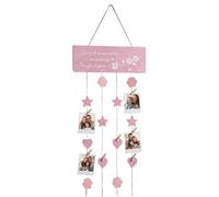 Ghjkldha Photo Wall Display, Wooden Aesthetic Holder, Kids Artwork Display, Photo Holder Accessory, Mothers Day Bedroom Living Room Entrance Hall Office Dorm School Outdoor Teen Gift Use