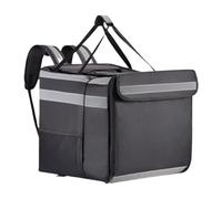 Ghjkldha Pizza Delivery Bag, Takeaway Backpack Warmer, Insulated Food Carrier, Multi Layer Thermal Protection, Large Capacity for Hot Meals, Catering, Camping, Outdoor Travel