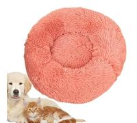 Ghjkldha Plush Dog and Cat Bed | Round Plush Pet Bed | Soft Cuddler for Small Dogs and Cats | Portable Cozy Calming Sleeping Kennel | Ideal Plush Cushion for Pets to Rest and Relax