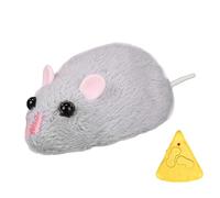 Ghjkldha Remote Control Mice Cat Toy, Indoor Wireless Toy Cats, Interactive Pet Entertainment Small Medium Large Breeds, Realistic Furry Companion for Living Room, 10x4.5x3.2cm