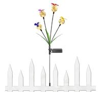 Ghjkldha Solar Butterfly Lights, Smart Sensor Garden Lamps, Decorative LED Pathway Illumination Set, Weather Resistant Solar Powered Yard Decor Night Lighting for Porch Lawn Landscape Park Ground Use