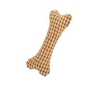 Ghjkldha Stuffed Dog Chew Toy with Squeaker, Plush Bone Chew Toy for Large, Medium, and Small Dogs, Puppy Teething Toy with Sound for Indoor Play, Pet Exercise, and Comfort