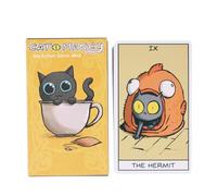 Ghjkldha Tarjetas del Tarot: Complete 78 Oracle Tarot Deck para adivinación y predicción del Destino, Juegos de Mesa de Entretenimiento para Adultos con, Juego Espiritual para Fiesta, hogar, Viaje