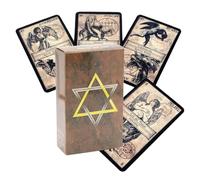 Ghjkldha Tarot, Cartas del Oráculo del Cielo y el Infierno, Juego de Cartas de Adivinación y Orientación Espiritual, Coleccionables