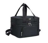 Ghjkldha Thermal Lunch Bag, Leakproof Cooler Bags, Adjustable Shoulder Strap, Large Capacity Cooling Tote, Food Storage Container for Picnic Camping Beach Hiking, 10.63x7.87x7.48 inches