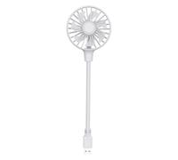 Ghjkldha USB Mini Fan, Small Personal Fan, Flexible Handheld Air Blower, Compact USB Powered Ventilation Tool, ABS Personal Desk Featuring Silent, Travel Ready Cooling Gadget 11.81x2.76x1.06 inches