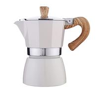 GHJKLZNMRU Cafetera moca de aluminio de 300 ml para café expreso con filtro de latte para estufa, cafetera italiana para el hogar nórdico (color: tamaño A: uno) (B One)
