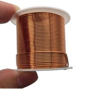 GHJrtHFJ Alambre esmaltado, Soldadura de Cobre, Alambre esmaltado, for bobinado imanes electroimanes(Od 0.13mm)