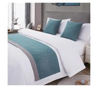 GHJrtHFJ Cama Valance, Caminos de Cama Grises, Bufandas Bicolor, Colcha, Bufanda Hotel, Ropa, Toalla, Lujo(E,50 * 180cm for 120cm Bed)