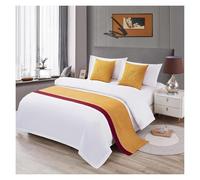 GHJrtHFJ Cama Valance, Caminos de Cama Grises, Bufandas Bicolor, Colcha, Bufanda Hotel, Ropa, Toalla, Lujo(B,50 * 50cm(No Core))