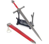 GHJrtHFJ Espada samurái de Juguete, Réplica de la Espada Magna del Señor Juramentado Elden Ring: Caballero 22,9 cm Totalmente metálica
