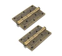 GHJrtHFJ Las Cadenas, 2 Piezas, bisagras de Puerta con cojinete silencioso Cobre Puro, utilizadas for Puertas Dormitorio, baño, etc(Green Bronze)