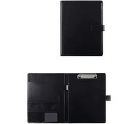 GHJrtHFJ Libro de Negocios, Carpeta portapapeles, Soporte for Almohadilla Legal, tamaño de Letra A4, Escritura for Negocios, Escuela, Oficina, tableros Clip for conferencias(Svart)