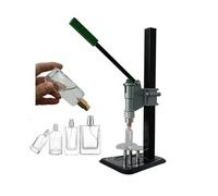 GHJrtHFJ máquina taponadora Manual, Máquina de prensado Tapas Acero Inoxidable 13/15 mm, con Palanca Altura Ajustable, Herramienta fácil, for Bayoneta plástico(13MM)