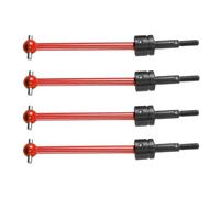 GHJtRs 4 PCS 64 mm de Eje de transmisión Universal de Metal Compatible con TT02B TT02B DT02 DT03 DF02 Accesorios de Piezas de actualización de automóviles RC