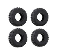 GHJtRs 4PCS 49x17mm Rubber Extreme Mud Terrain 1. 0 Inch Wheel Tires Compatible with 1/24 Scale RC Crawler Car Models Like SCX24 AX90081 AXI00001