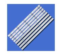 GHJtRs 8 PCS TV TV Backlight Strips 3V Compatible con TF-LED43S27T2 Line Kit 5800-W43001-3P00 5800-W43001-5P00 Ver02 00 Piezas de repuesto