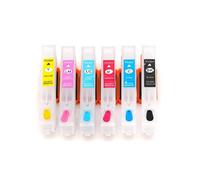 GHJtRs Cartucho de Tinta de Recarga de 6 Colores con Chip ARC Compatible con los Modelos de Impresora XP-55 XP-65 XP-750 XP-760 XP-850 XP-860 XP-950 XP-960 XP-970(Europe-24 24XL)