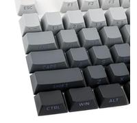 GHJtRs Urban 133 Keycaps Set Profile Double Shot PBT Material Compatible with ANSI ISO Layout Mechanical Keyboards
