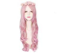 GHK 2018 Moda Naranja Rosa Ombre Peluca ondulada larga Anime Cosplay Harajuku Lolita Pelucas de cabello para mujeres 4 Modelos disponibles PL-138