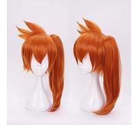 GHK 2019 Anime Boku no Hero Academia Itsuka Kendo Peluca Cosplay My Hero Academia Pelo sintético Naranja Fiesta de Halloween Pelucas