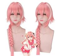 GHK 42inch Fate Apocrypha FGO Highlights Pink Long Ponytail Wig Bangs Astolfo Anime Cosplay pelucas para fiesta de disfraces de Halloween