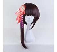 GHK Anime Onmyoji Kagura Capas Cosplay Peluca Pelo sintético Disfraz de Halloween Fiesta Juego Pelucas para mujeres