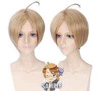 GHK Axis Powers Alfred F Jones peluca rubia corta Anime sintético Cosplay pelucas de cabello para hombres 30 cm