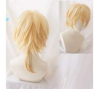 GHK Biamoxer 2017 VOCALOID Hatsune Miku Snow Cosplay peluca Kagamine Ren Rin pelo sintético para adultos Kagamine Ren