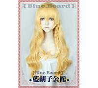 GHK Biamoxer TouHou Project Kirisame Marisa Pelucas de cosplay Peluca dorada Juego de roles Peluca de pelo de Halloween