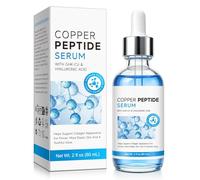 GHK-Cu Copper Peptides Sérum facial antienvejecimiento para brillo juvenil, líneas finas y promover la elasticidad de la piel, 30 ml