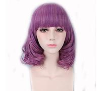 GHK DIABOLIK LOVERS MÁS SANGRE Komori Yui Short Ondulado Ombre Peluca Cosplay Pelo sintético Fiesta de disfraces de Halloween Anime Pelucas para mujeres 520