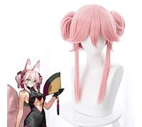 GHK Game FateTamamo No Mae Peluca de cosplay Gran orden Pelucas de cosplay Peluca sintética resistente al calor Fiesta de carnaval de Halloween FATE FGO Peluca