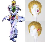 GHK Golden Wig Kira Yoshikage Cosplay JoJo 'Bizarre Adventure Halloween Juego de roles
