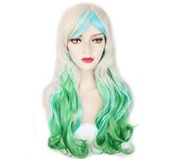 GHK Moda Barato Harajuku Lolita Cosplay Peluca Larga Ondulada My Little Pony Anime Fiesta de Disfraces de Halloween Ombre Pelucas de Pelo Para Mujeres PL-161