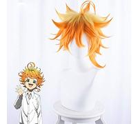 GHK Nuevo Anime !! The Promised Neverland Emma Cosplay Hair 33CM Cosplay Brown Headwear Resistente al calor Sintético Perucas
