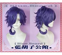 GHK Sanrio Boys Sanrio Danshi Yuu Mizuno Purple Wig Halloween Comic Concert Role Play Cosplay peluca
