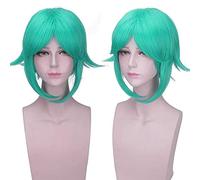 GHK Tierra de la Fosfofilita Brillante Peluca Verde Corta Traje de Cosplay Pelo Sintético Perucas Fibra de Alta Temperatura