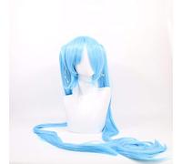 GHK VOCALOID Cosplay Peluca Hatsune Miku Disfraz Jugar Pelucas Fiesta de Halloween Anime Juego Cabello 150 cm Peluca aguamarina