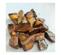 GHNQBAHID 100g 2-4cm Tiger Eye Stone Raw Stone Rough Quartz Crystal Gemstone Stone
